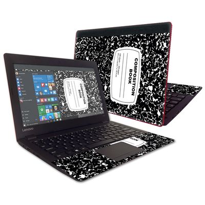 Mightyskins Skin Compatible with Lenovo Ideapad 100s 11.6" - Composition Book | Protective, Durable, and Unique Vinyl Decal Wrap Cover | Easy to Apply, Remove, and Change Styles | Made in The USA