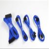 Phanteks 24 Pin/ 8pin (4+4) M/B, 8pin (6+2) PCI-E Extension Cable Kit 500mm Length, Blue (PH-CB-CMBO_BL) view 1