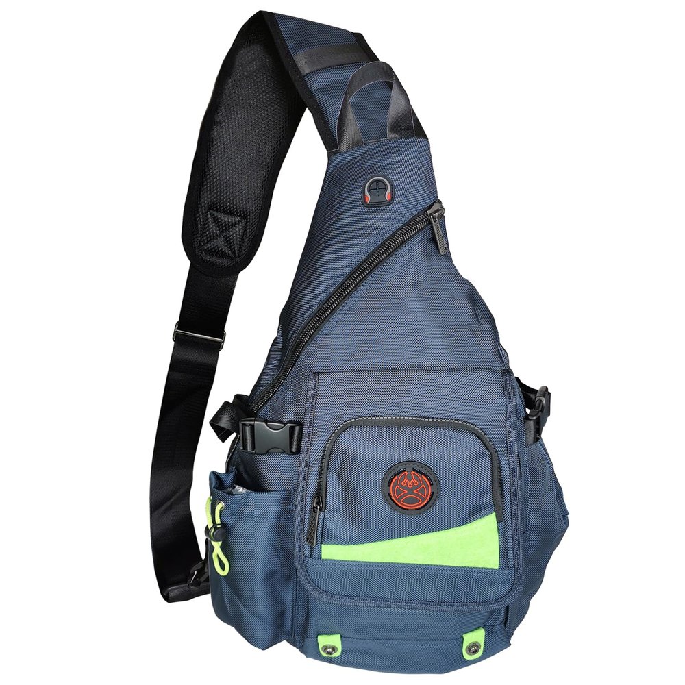 Innturt Large Sling Bag Backpack Pack 13" 14" Laptop Bag Satchel Festival Travel Blue