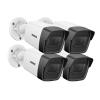 ANNKE 3K PoE Bullet Security Cameras, 4pack Surveillance IP Cameras with Mic, 2.8mm Lens, Human&Vehicle Detection, IP67 Weatherproof, Color Night Vision view 1