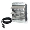 iLiving 12-Inch Wall Mounted Exhaust Fan with Variable Speed, 960 CFM, 1400 SQF Coverage Area, Silver view 1