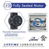 iLiving 12-Inch Wall Mounted Exhaust Fan with Variable Speed, 960 CFM, 1400 SQF Coverage Area, Silver view 3