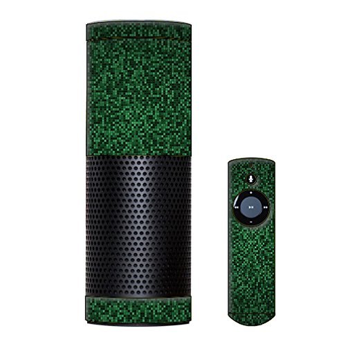 Skin Decal Vinyl Wrap for Amazon Echo Device/Mine Pixels
