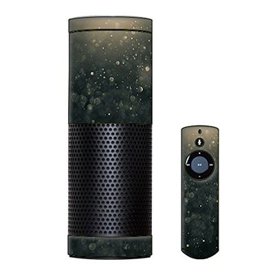Skin Decal Vinyl Wrap for Amazon Echo Device/Bokeh Bubbles