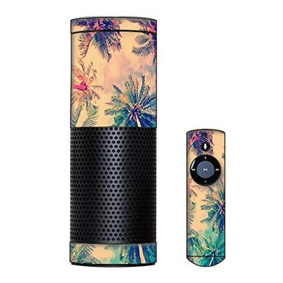 Skin Decal Vinyl Wrap for Amazon Echo Device/Coconut Trees