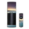 Skin Decal Vinyl Wrap for Amazon Echo Device/Foggy Lake view 1