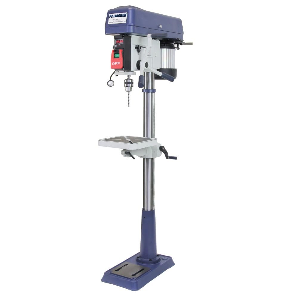 15" 16- Speed Floor step pulley drill press