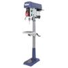15" 16- Speed Floor step pulley drill press view 1