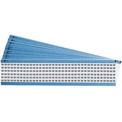 Brady TWM-100-PK, 111547 Solid Numbers Wire Marker Card, (10 Packs of 25 pcs)