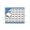 Brady WM-88-PK, 112306 Solid Numbers Wire Marker Card, (10 Packs of 25 pcs) view 1