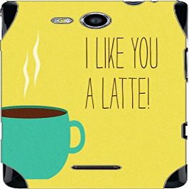 I Like You A Latte Fun with Coffee Vinyl Decal Sticker Skin for LG Lucid