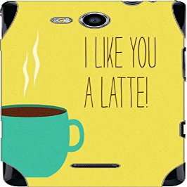 I Like You A Latte Fun with Coffee Vinyl Decal Sticker Skin for LG Lucid