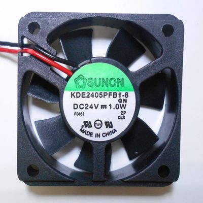 SUNON KDE2405PFB1-8 24V 1.0W 2WIRE COOLING FAN