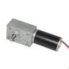 BEMONOC Electrical DC Worm Gear Motor 12V High Speed 470 RPM Reversible with Metal Geared Box Reducer for Robot & Toys view 2