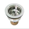 Highcraft 9734 Heavy Duty Kitchen Sink (3-1/2 Inch) Stainless Steel Drain Assembly With Strainer Basket KOHLER Style Stopper, Stainless-Steel view 1