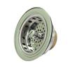 Highcraft 9734 Heavy Duty Kitchen Sink (3-1/2 Inch) Stainless Steel Drain Assembly With Strainer Basket KOHLER Style Stopper, Stainless-Steel view 2
