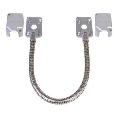 Seco-Larm SD-969-M15Q/S Armored Electric Door Cord/Removable Covers, Silver, Designed to carry wiring to conduct power to electric locks or access systems, Surface-mounted