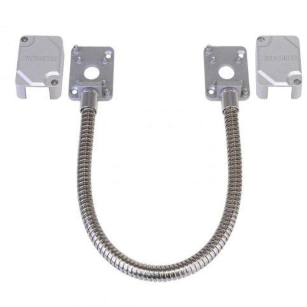 Seco-Larm SD-969-M15Q/S Armored Electric Door Cord/Removable Covers, Silver, Designed to carry wiring to conduct power to electric locks or access systems, Surface-mounted