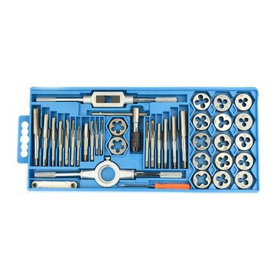Big Horn 19264 - Chuck Assembly Service Kit Carbon Steel Metric Tap and Die Set (40 Piece)