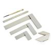 BIG HORN 19280 6 Pieces Precision Machinist Ground Engineers Square Set for Hobby Crafts Jewelry Making view 1