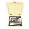 BIG HORN 19280 6 Pieces Precision Machinist Ground Engineers Square Set for Hobby Crafts Jewelry Making view 2