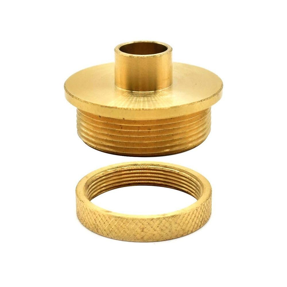 Big Horn 19662 1/2 Inch Brass Router Template Guide with Lock Nut Replaces OEM# 42033
