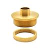 Big Horn 19662 1/2 Inch Brass Router Template Guide with Lock Nut Replaces OEM# 42033 view 1