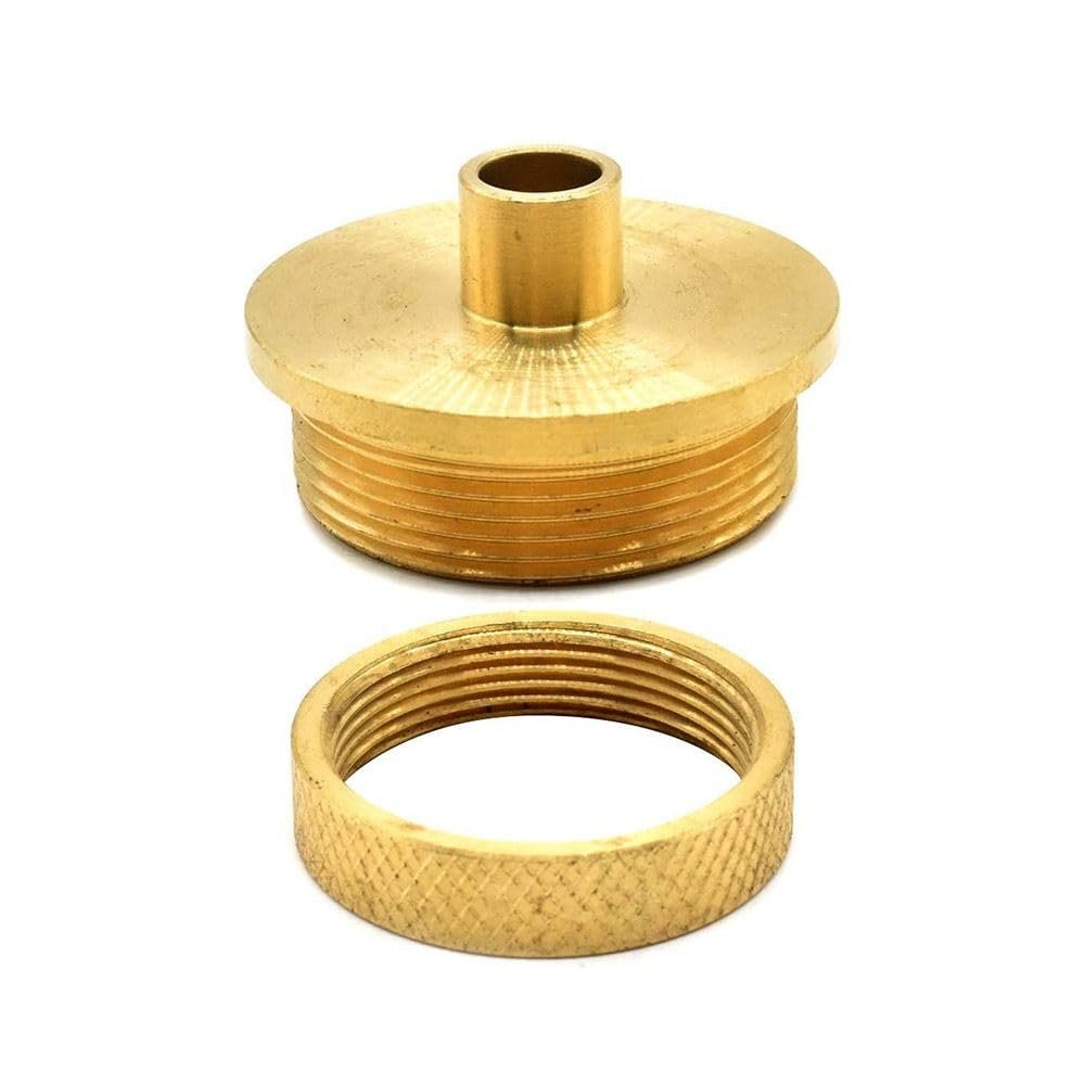Big Horn 19661 7/16 inch Brass Router Template Guide with Lock Nut Replaces OEM# 42027
