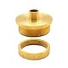 Big Horn 19661 7/16 inch Brass Router Template Guide with Lock Nut Replaces OEM# 42027 view 1