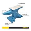 Big Horn 19312 11 Lb. Rugged Cast Iron Anvil view 2