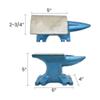 Big Horn 19312 11 Lb. Rugged Cast Iron Anvil view 3
