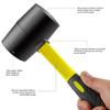 Big Horn 19300 32 oz Rubber Mallet with Fiberglass Handle view 3