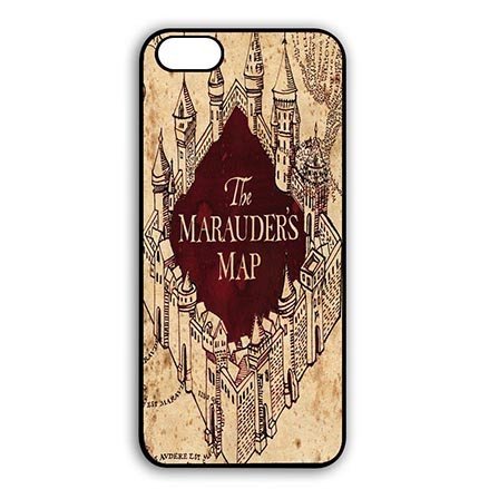 Universal Harry Potter Map Thin Flexible Plastic Case for iPod Touch 6 Generation 6th, Personalised iPod 6th Phone Slim Carring Cases For Teen Girls