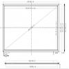 GOWE 10 real touch points 12 normel points 65" IR multi touch frame Screen Panel/frame without glass 16:9 format view 4