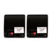 Theater Solutions TS30B Mountable Indoor Speakers Black Bookshelf 7 Pair Pack view 3