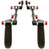 SHAPE Telescopic Handle with ARRI Rosettes, Includes Rod Block and Hard Case, Black and Red view 2