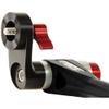 SHAPE Telescopic Handle with ARRI Rosettes, Includes Rod Block and Hard Case, Black and Red view 4