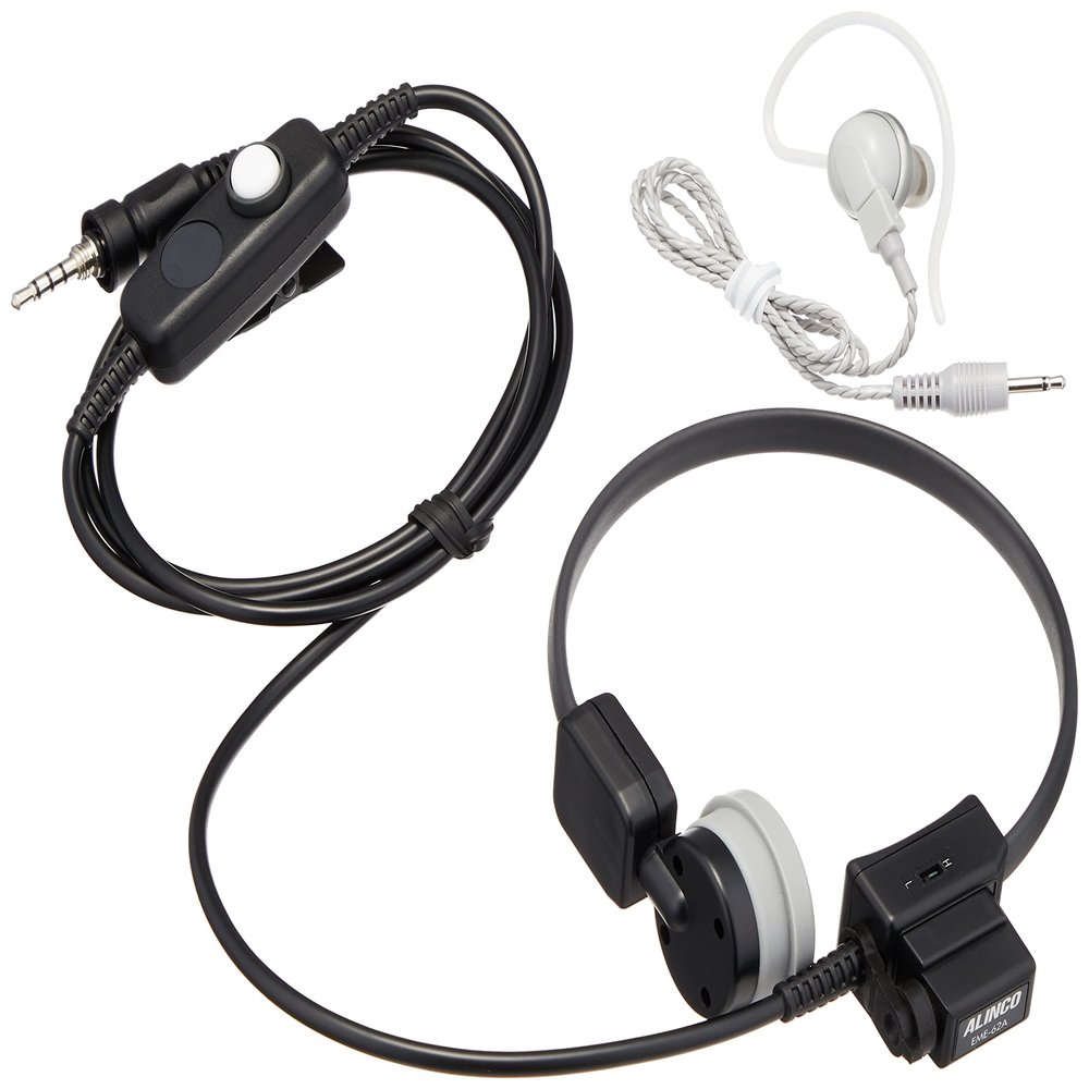 Alinco EME-62A Throat Earphone Microphone (1P Screw Plug)
