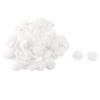 uxcell 60pcs 17mmx4.5mm Round Shaped Plastic Eccentric Wheel Caps Lids view 1