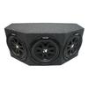 American Sound Connection Bundle Triple 12" Sealed Rear Angle 3 Sub Box and 43C124 12" Comp C12 Series Sub 150W RMS 4 Ohm SVC Car Subwoofer view 1