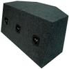 American Sound Connection Bundle Triple 12" Sealed Rear Angle 3 Sub Box and 43C124 12" Comp C12 Series Sub 150W RMS 4 Ohm SVC Car Subwoofer view 3