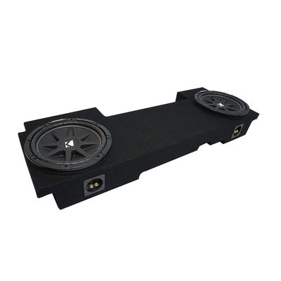 American Sound Connection Compatible with 2002-2013 Cadillac Escalade EXT Underseat Kicker Comp C10 Dual 10 Sub Box Enclosure - Final 2 Ohm