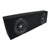 American Sound Connection 43C104 Regular Standard Cab Truck 10" Comp C10 Series Sub and TRUCK492X10 Universal Dual Sub Box Enclosure 5/8" MDF - Black view 1