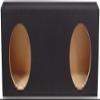 American Sound Connection 43C104 Regular Standard Cab Truck 10" Comp C10 Series Sub and TRUCK492X10 Universal Dual Sub Box Enclosure 5/8" MDF - Black view 2