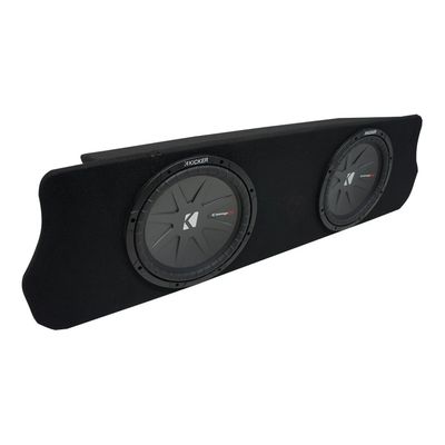 American Sound Connection Compatible with 1994-2004 Ford Mustang Coupe Kicker CompR CWR10 Dual 10" Custom Sub Box Enclosure New - Final 2 Ohm