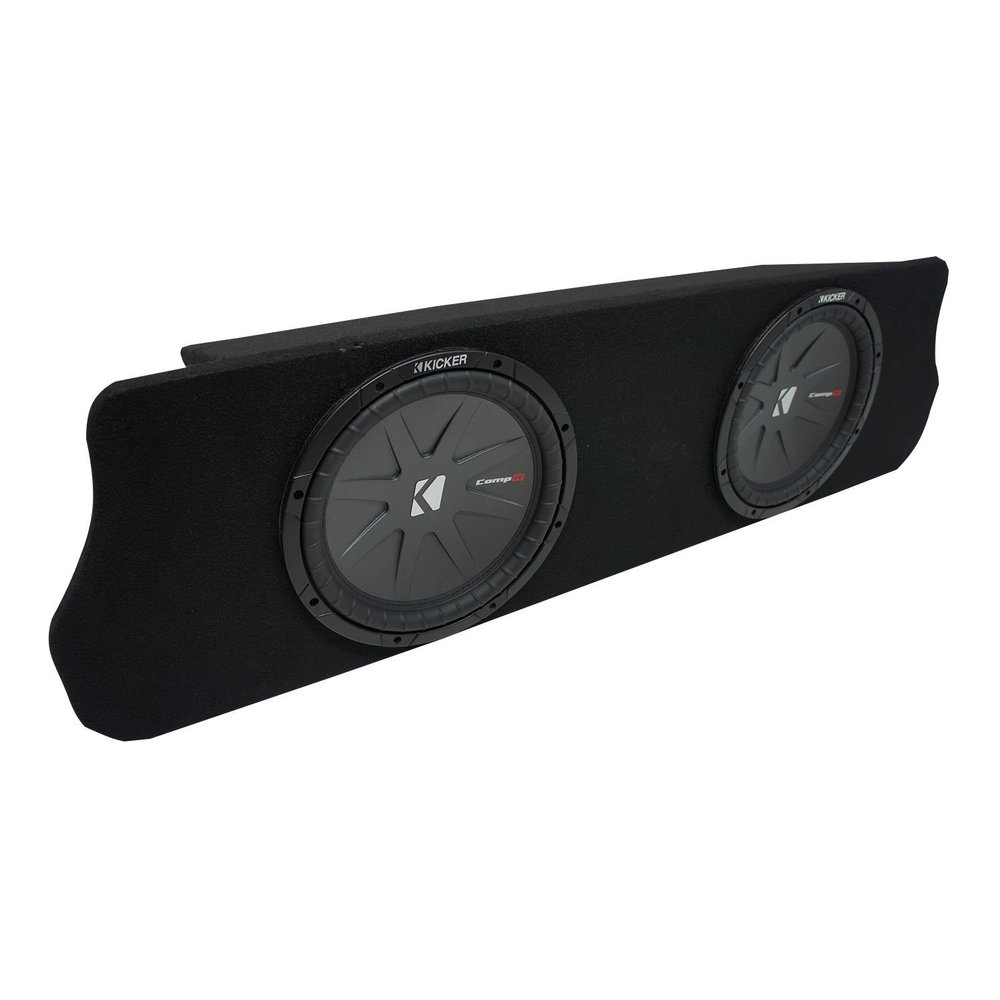 American Sound Connection Compatible with 1994-2004 Ford Mustang Coupe Kicker CompR CWR10 Dual 10" Custom Sub Box Enclosure New - Final 2 Ohm