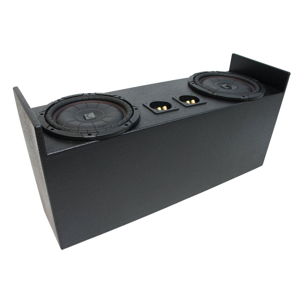 American Sound Connection Compatible with 1987-2006 Jeep Wrangler YJ TJ Kicker CompVT CVT10 Dual 10 Rhino Sub Box Enclosure New - Final 2 Ohm