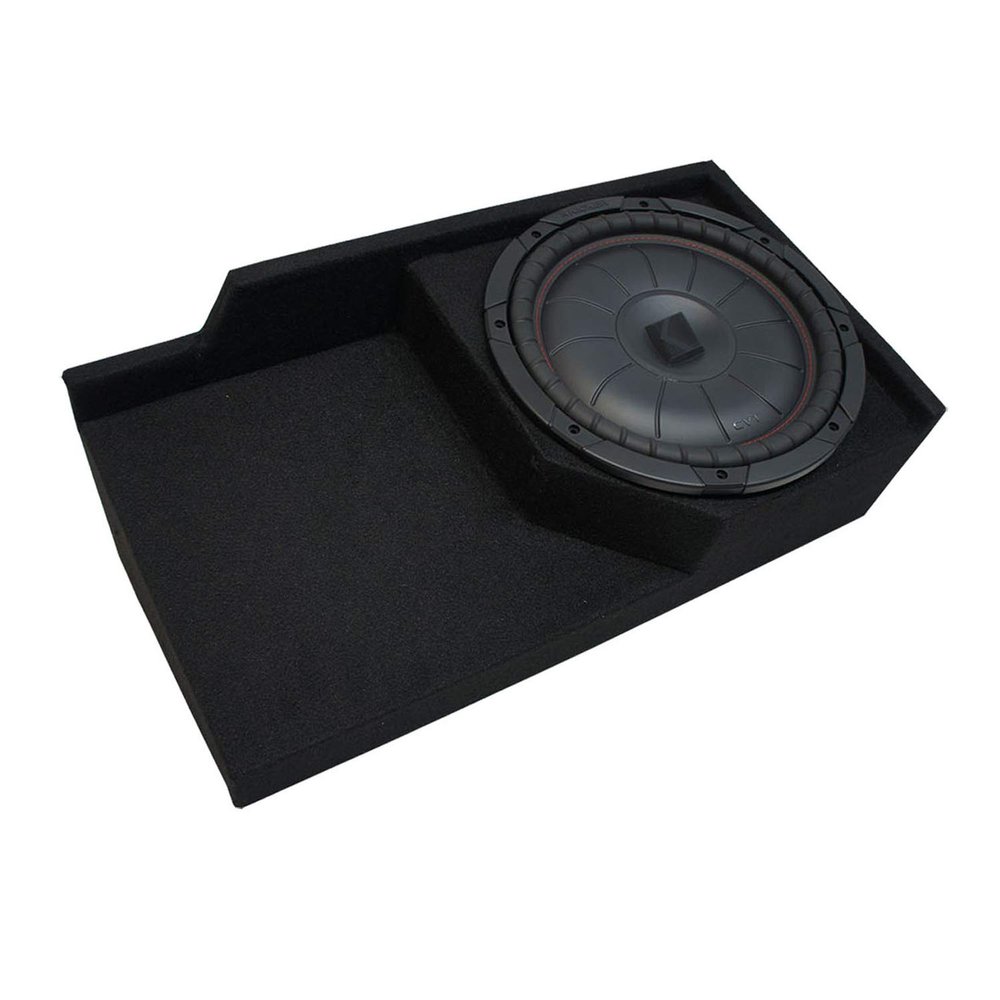 American Sound Connection Compatible with 1988-1998 Chevy CK Silverado Ext Truck Kicker CompVT CVT10 Single 10 Sub Box Enclosure - Final 2 Ohm