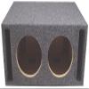 American Sound Connection Bundle 43C124 12" Comp C12 Series 150W RMS 4 Ohm Subwoofer and 2X12VMBASS Universal Dual 12" SPL Bass Labyrinth Vent Sub Box Enclosure view 3