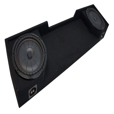 American Sound Connection Compatible with 1988-1998 Chevy CK Silverado Ext Truck Kicker CompVT CVT10 Dual 10" Sub Box Enclosure - Final 2 Ohm